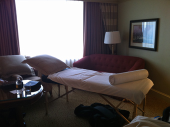 hotel room massage